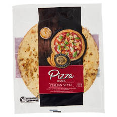 Italian Style Pizza Base 2 Pack 400g